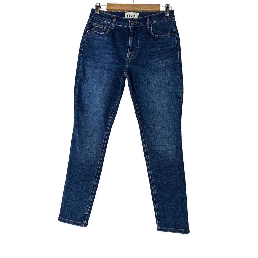 Boden Jeans Women's size 30 P Blue Skinny High Rise Stretch Classic